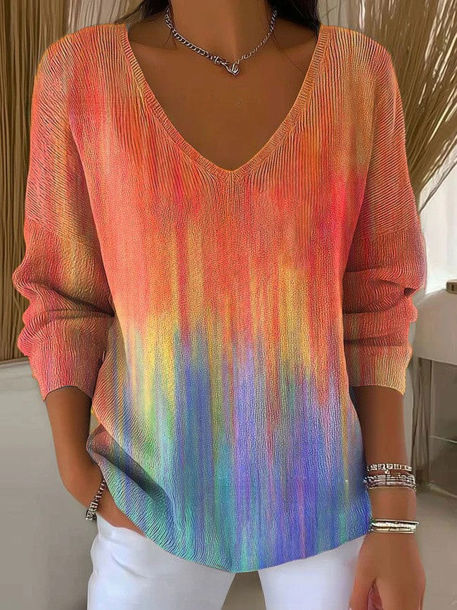 Alyanna - Gradient Print Top