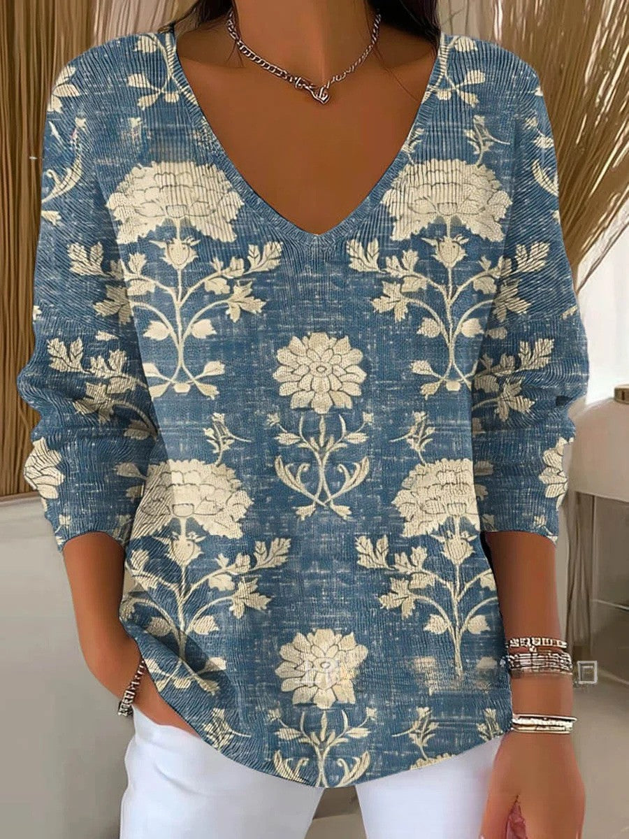 Calla - Vintage Floral Top