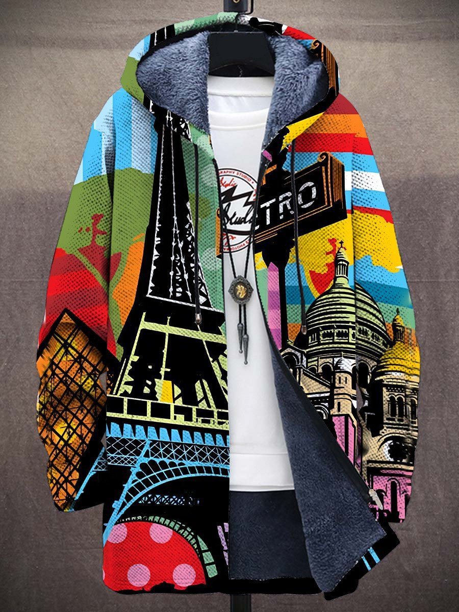 Louvre - Vibrant Eiffel Tower Hoodie