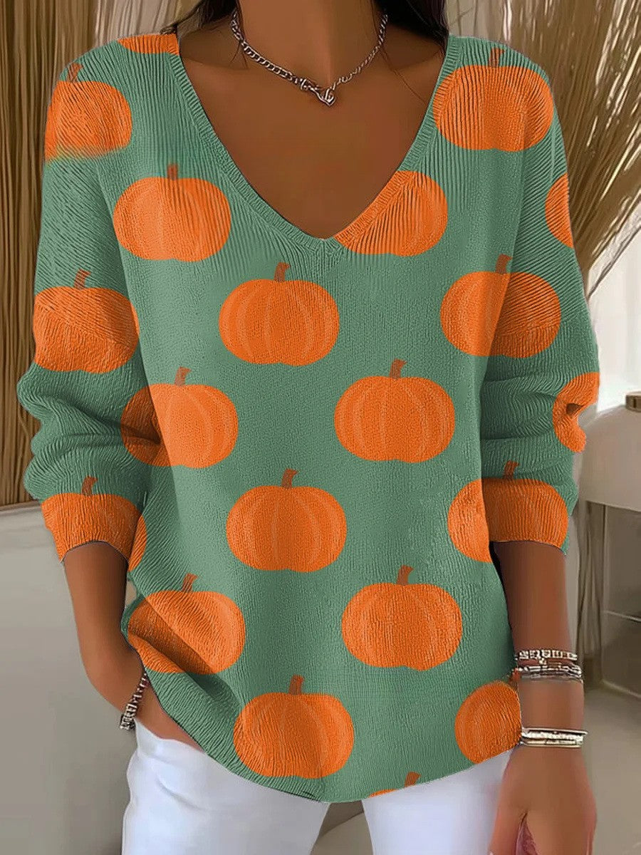Thenia - Cozy Printed Top