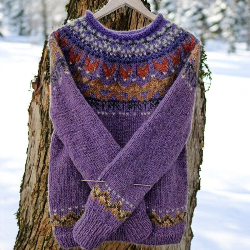 Amelia - Cozy Boho Pullover