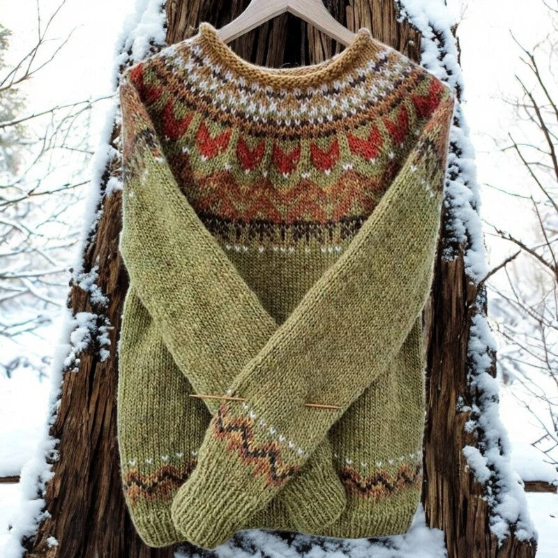 Thora - Comfy Forest Sweater