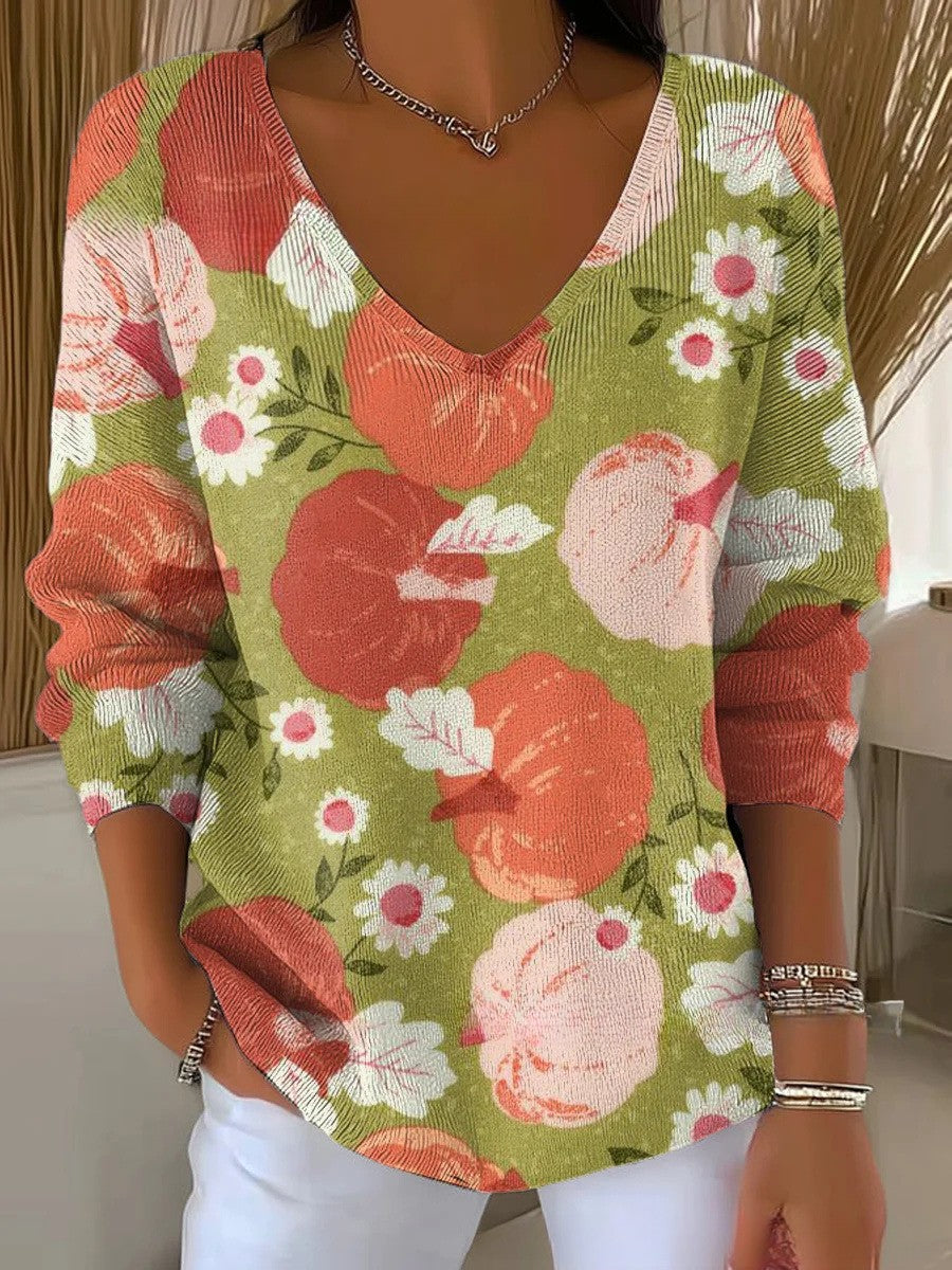 Fiora - Printed Floral Top