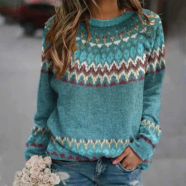 Freya - Stylish Nordic Sweater