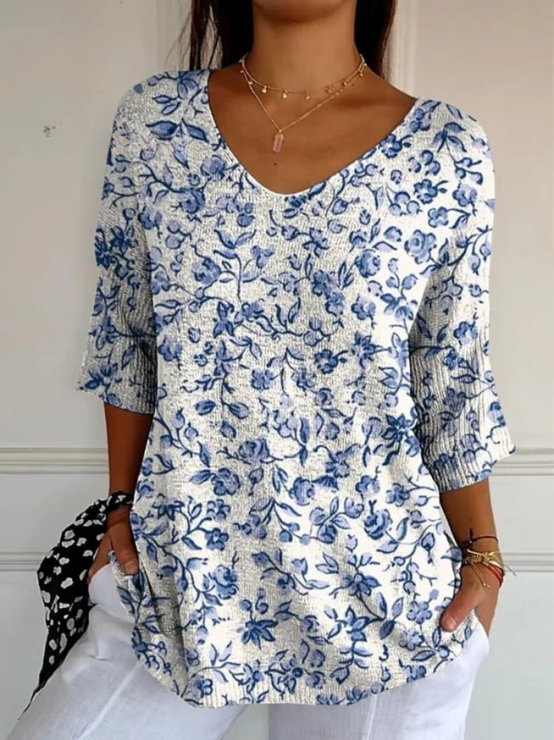 Rita - Printed Bloom Top