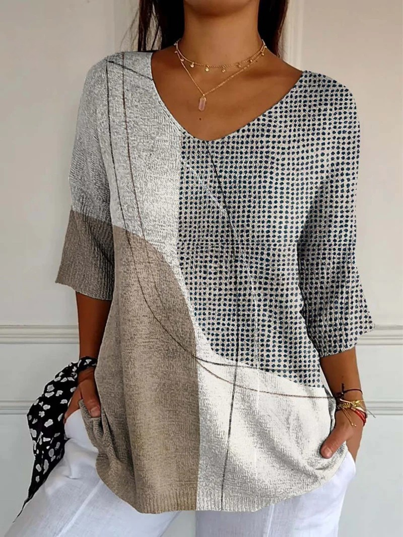 Delly - Contemporary Printed Top