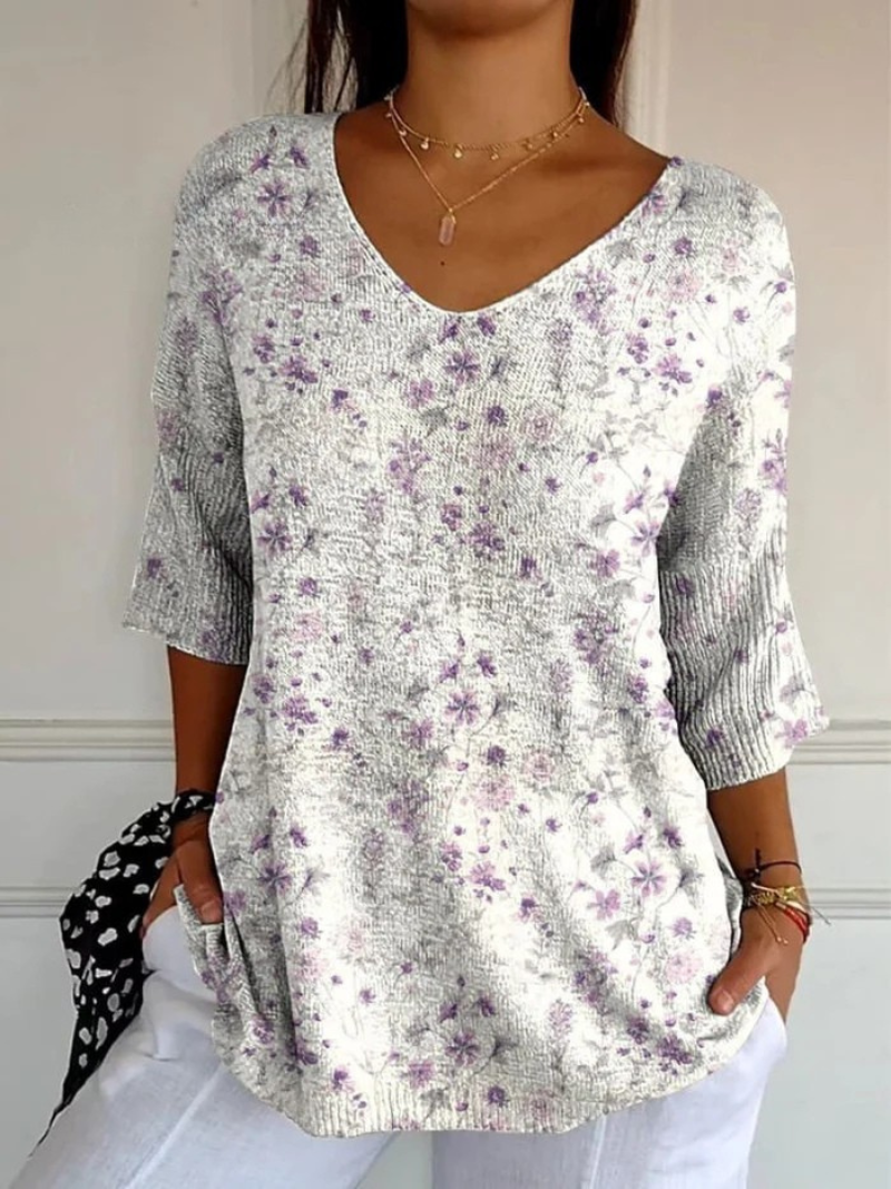 Maine - Floral Printed Top