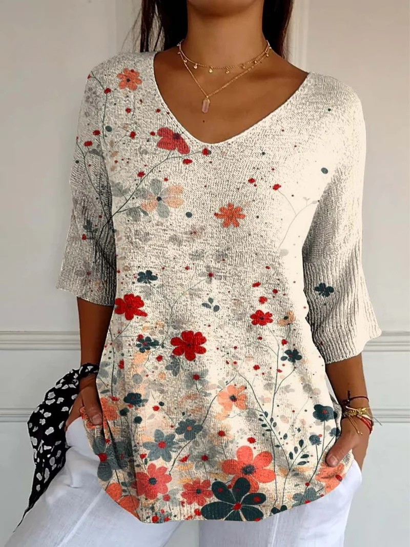 Clarissa - Floral Printed Top