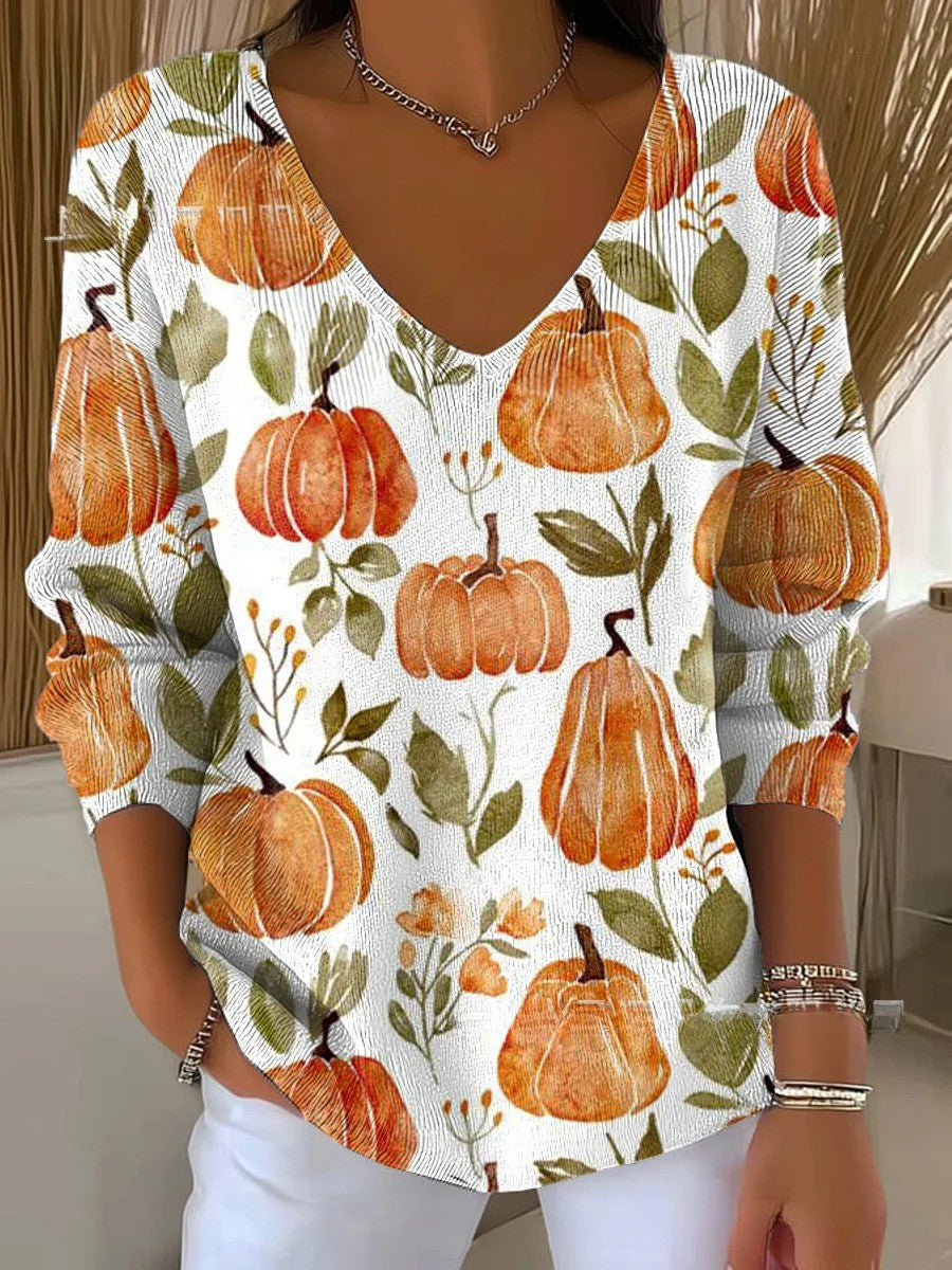 Veronica - Casual Printed Top