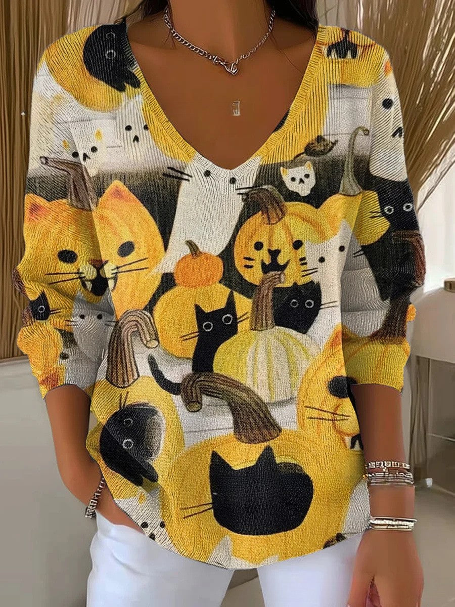 Tessie - Playful Printed Top