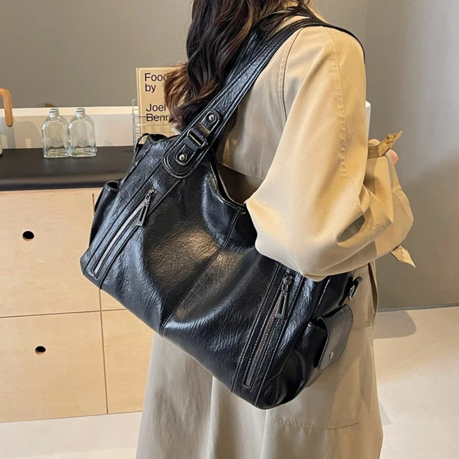 Emilie - Vintage Zippered Bag