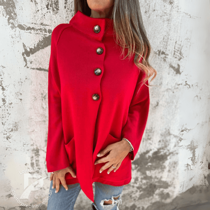 Vanessa - Relaxed Button Jacket