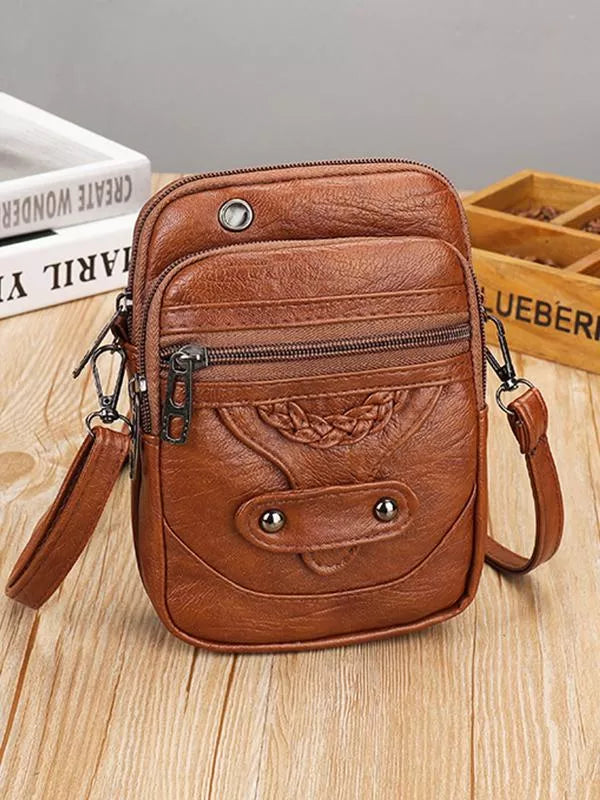 Lorena - Vintage Braided Crossbody Bag
