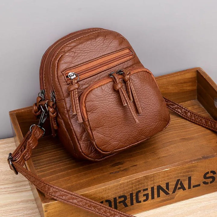 Fiorella - Vintage Multi-Zip Bag