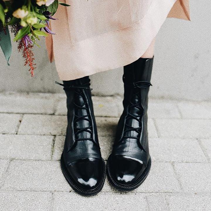 ALTHEA - Lace-Up Ankle Boots