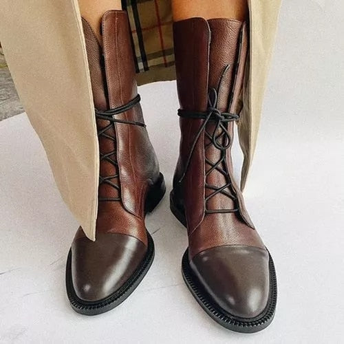 ALTHEA - Lace-Up Ankle Boots