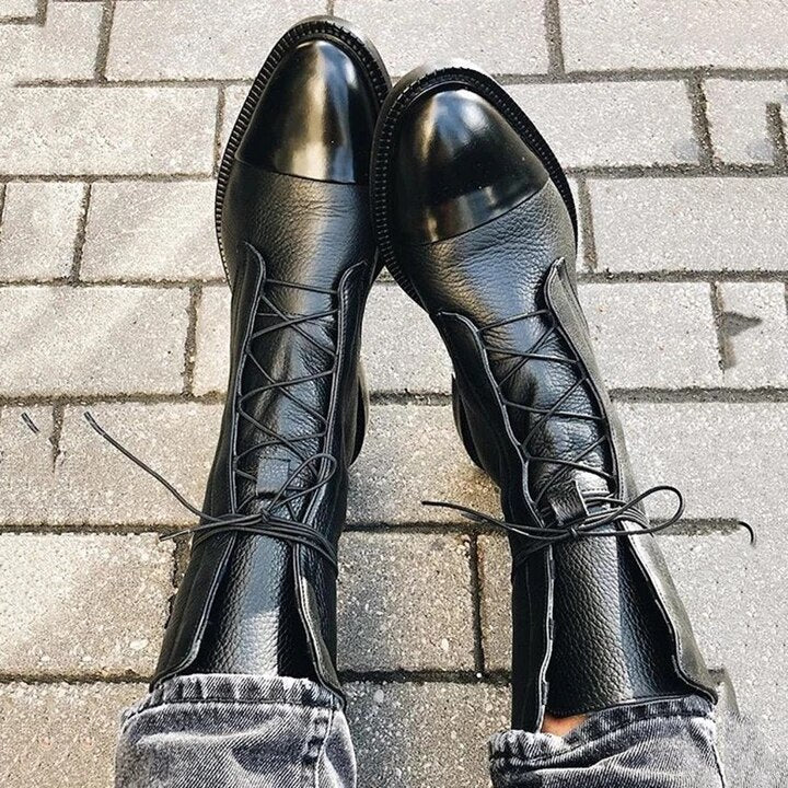 ALTHEA - Lace-Up Ankle Boots
