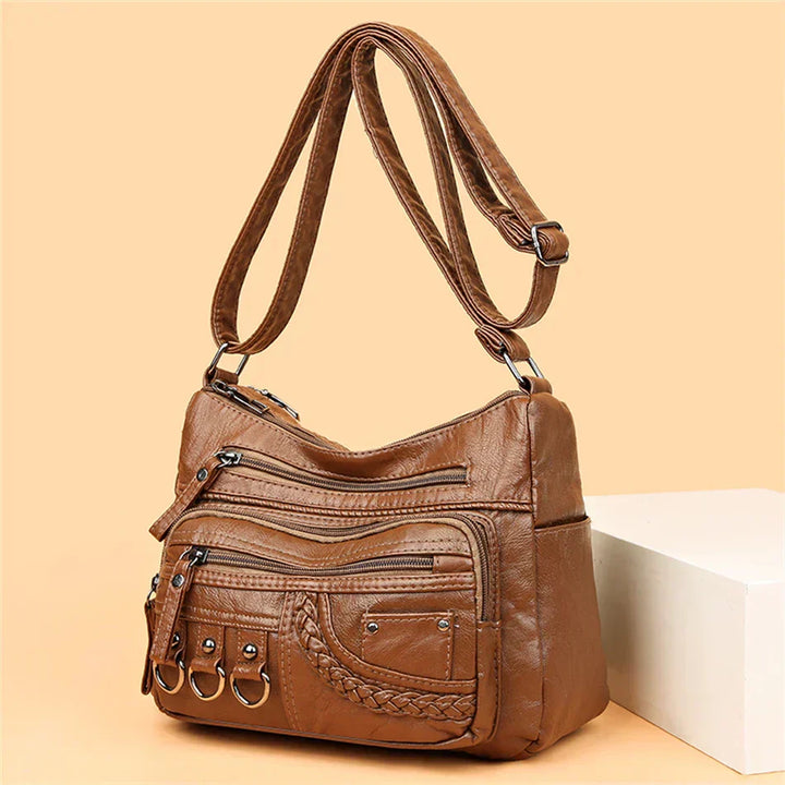 Elizza - Multi-Zip Organizer Bag