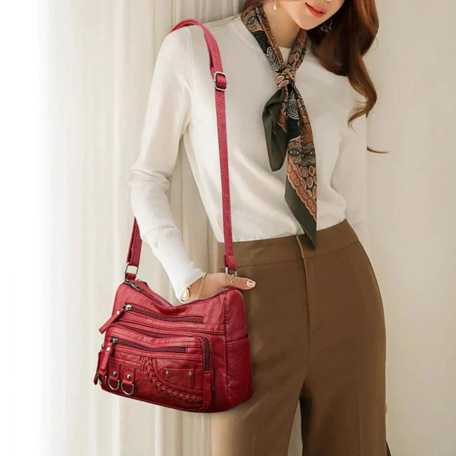 Elizza - Multi-Zip Organizer Bag