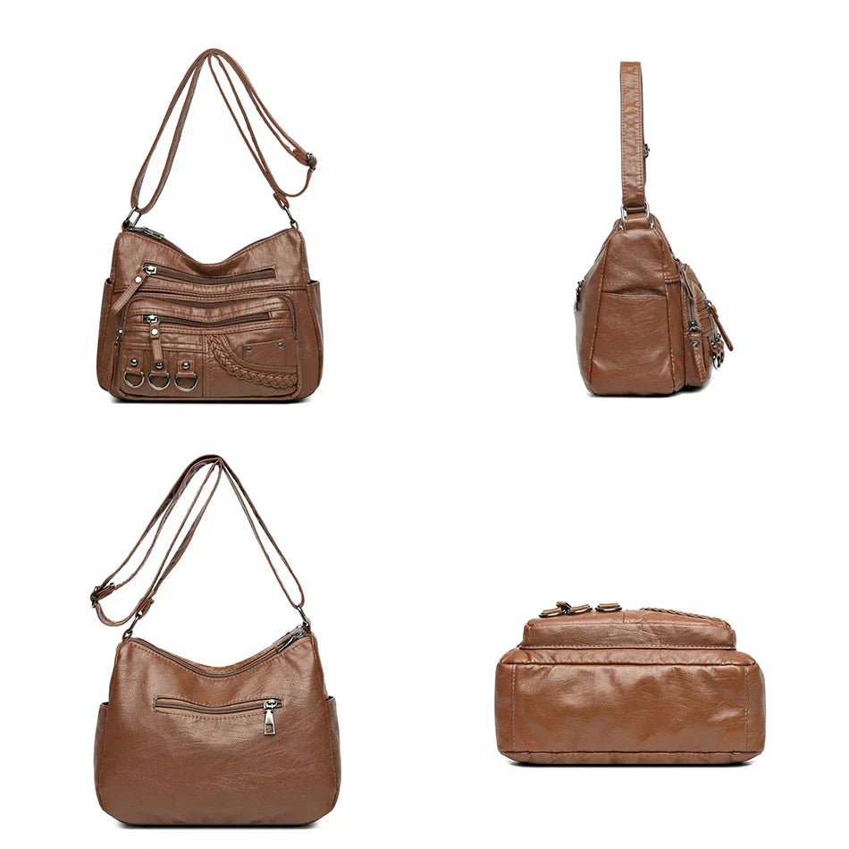 Elizza - Multi-Zip Organizer Bag