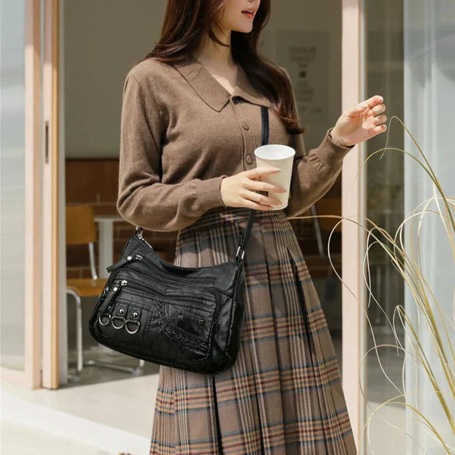 Elizza - Multi-Zip Organizer Bag