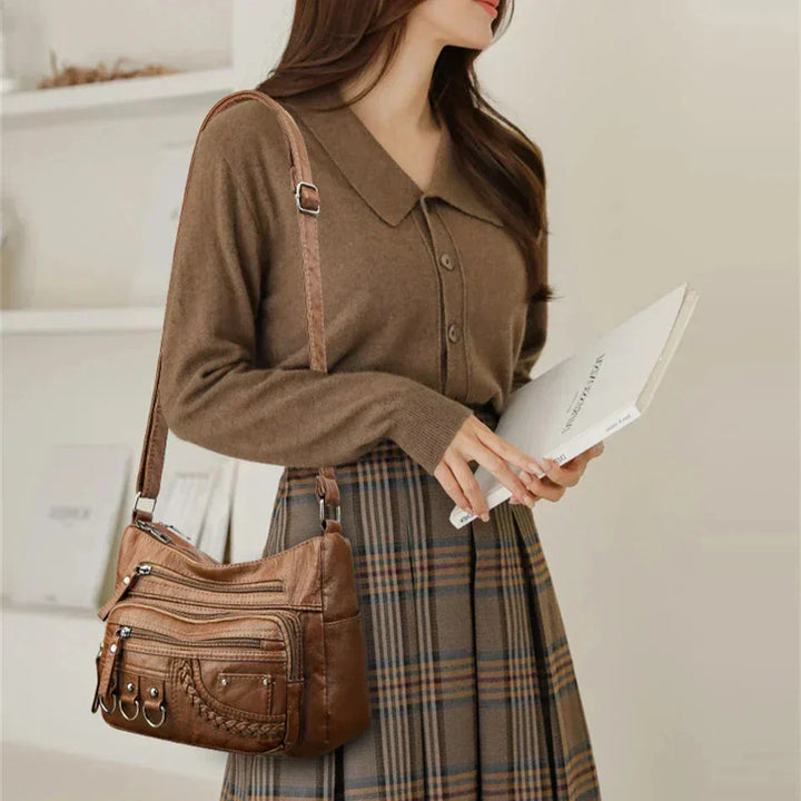 Elizza - Multi-Zip Organizer Bag