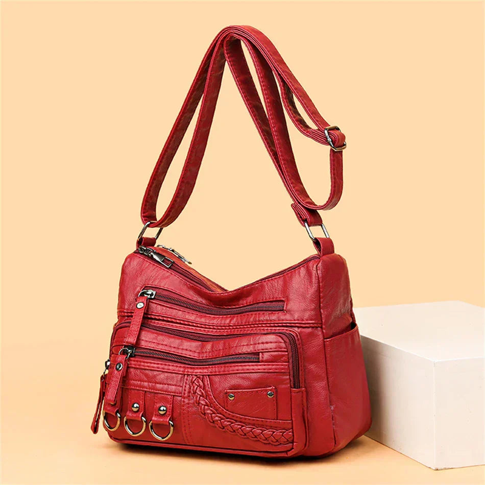 Elizza - Multi-Zip Organizer Bag