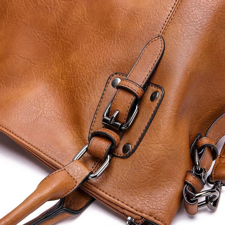 Gwyneth - Buckled Tote Handbag