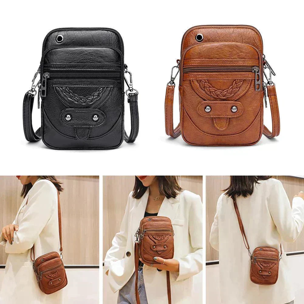Lorena - Vintage Braided Crossbody Bag