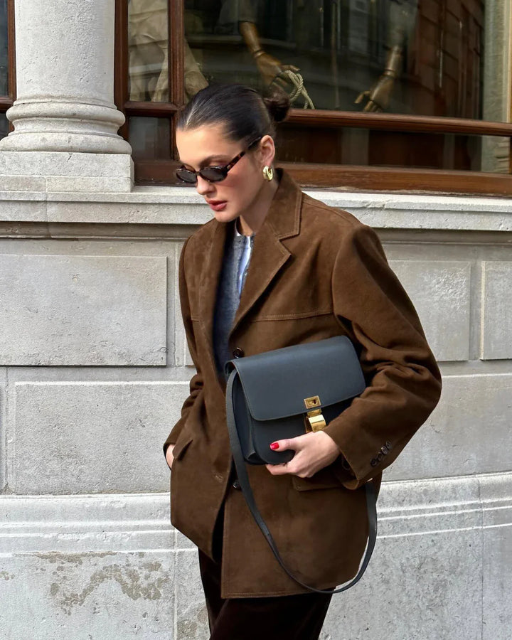 Janice - Suede Blazer Jacket