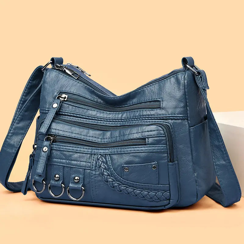 Elizza - Multi-Zip Organizer Bag
