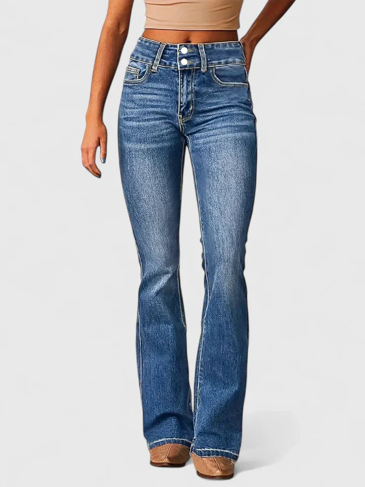 Annelise - Retro Denim Pants