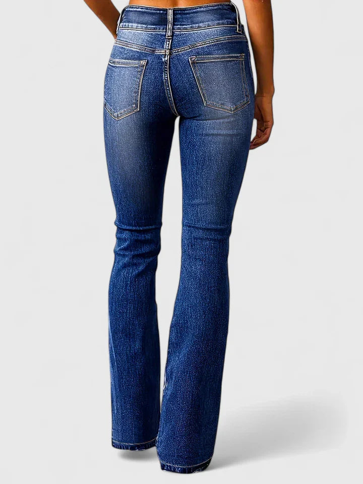 Annelise - Retro Denim Pants