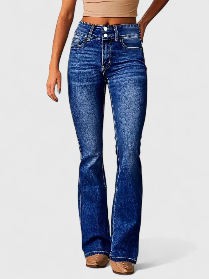Annelise - Retro Denim Pants